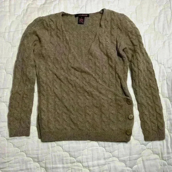 A. Gianetti Lambs  wool size small ballerina sweater - Picture 1 of 8